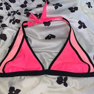 pink triangle bathing suit